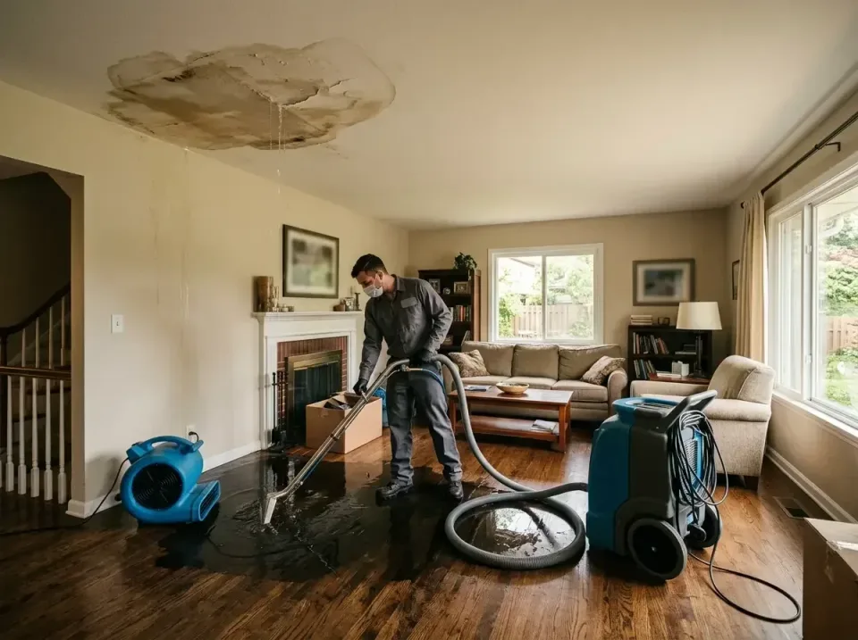 attic-pipe-burst-ceiling-drip-008 — frequently asked questions, Water Damage Restoration & Carpet Care in Richton Park, IL